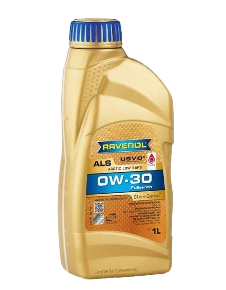 Моторное масло Ravenol Arctic Low SAPS ALS SAE 0W-30, 1л